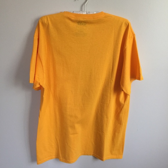 Star Wars Han Solo Short Sleeve T Shirt Yellow Tee - Picture 3 of 4